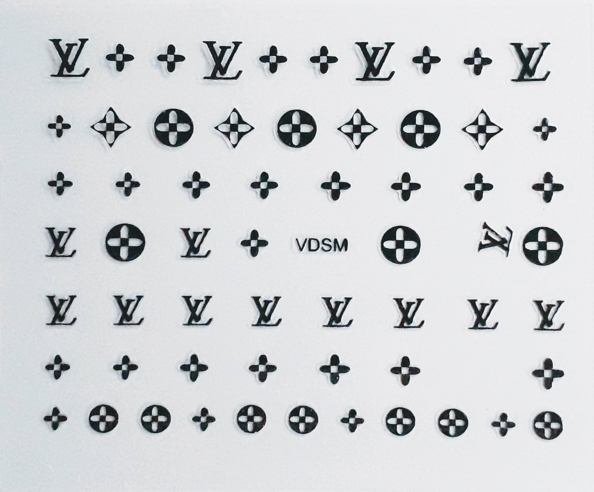 LV stickers – tenofthebestnails