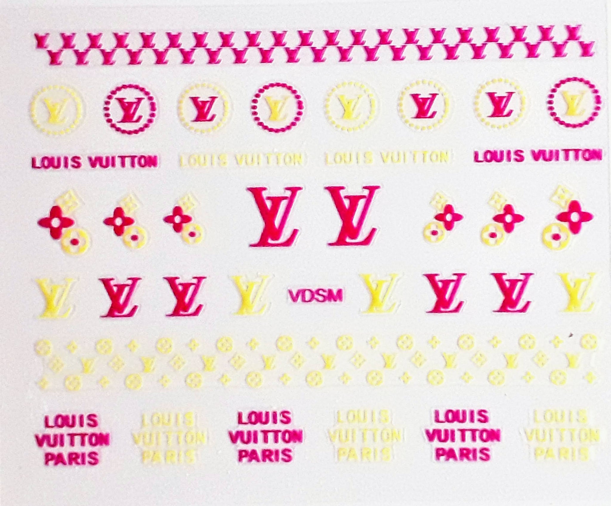 LV Stickers – tenofthebestnails